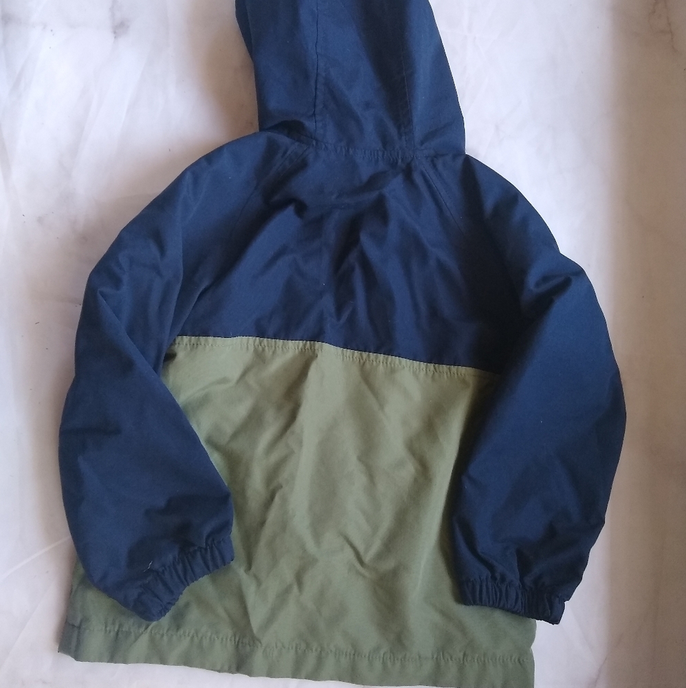 Old Navy Color Block Lightweight Jacket with Hood 3T - Picture 4 of 4